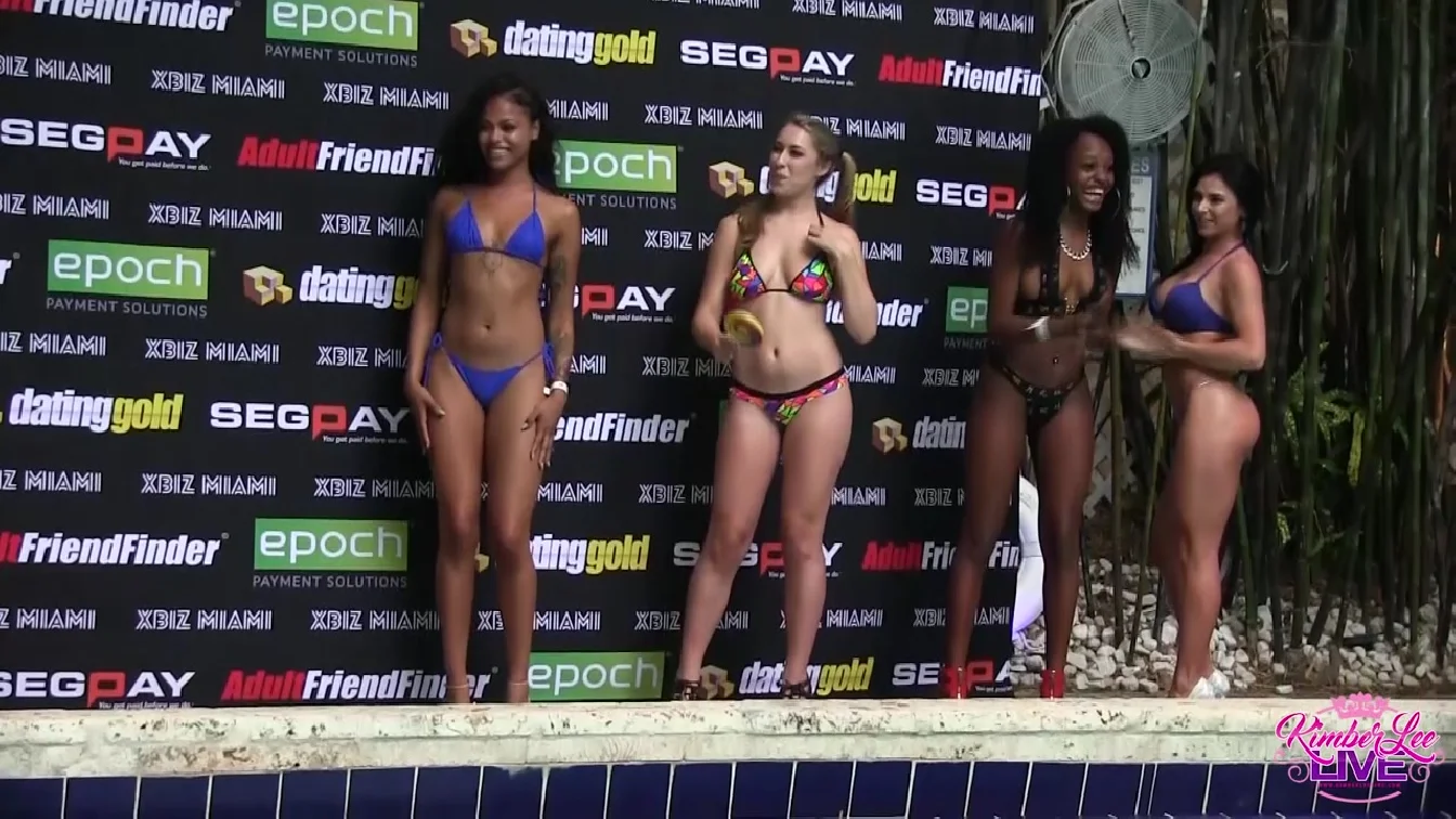 KimberLeeLive Miami Bikini Contest Throwback XXX